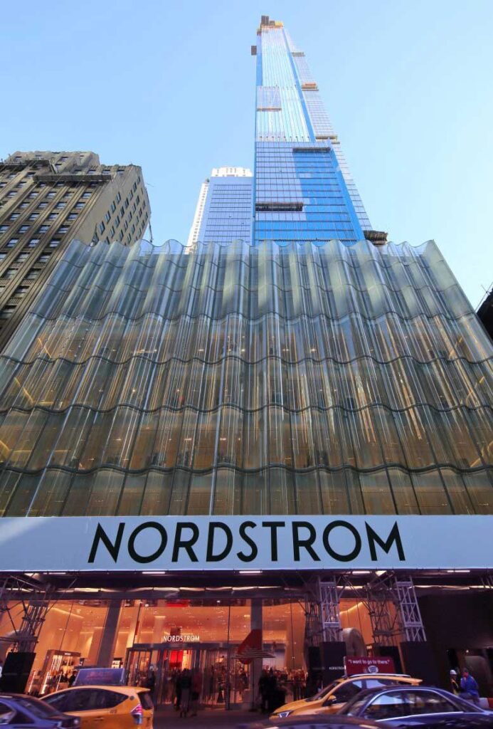 Adrian smith+gordon gill architecture: central park tower 7-story nordstrom flagship at the base © michael young