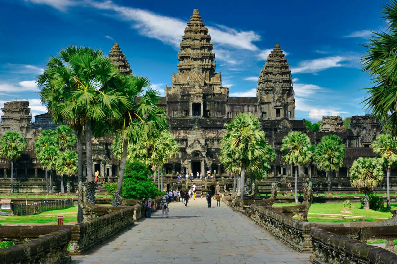 Angkor wat temple complex main view © allphoto bangkok
