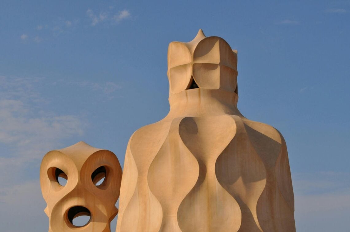Antoni Gaudí: Biography, Works, Awards 147 Antoni gaudi: casa mila chimney pots on the roof © ellie toia