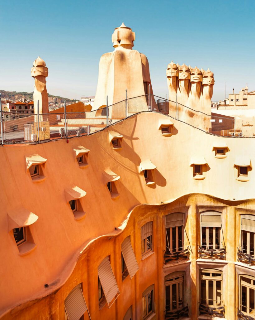 Antoni Gaudí: Biography, Works, Awards 153 Antoni gaudi: casa mila roof and windows © threeedil