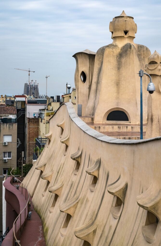Antoni gaudi: casa mila roof terrace © dominik gehl