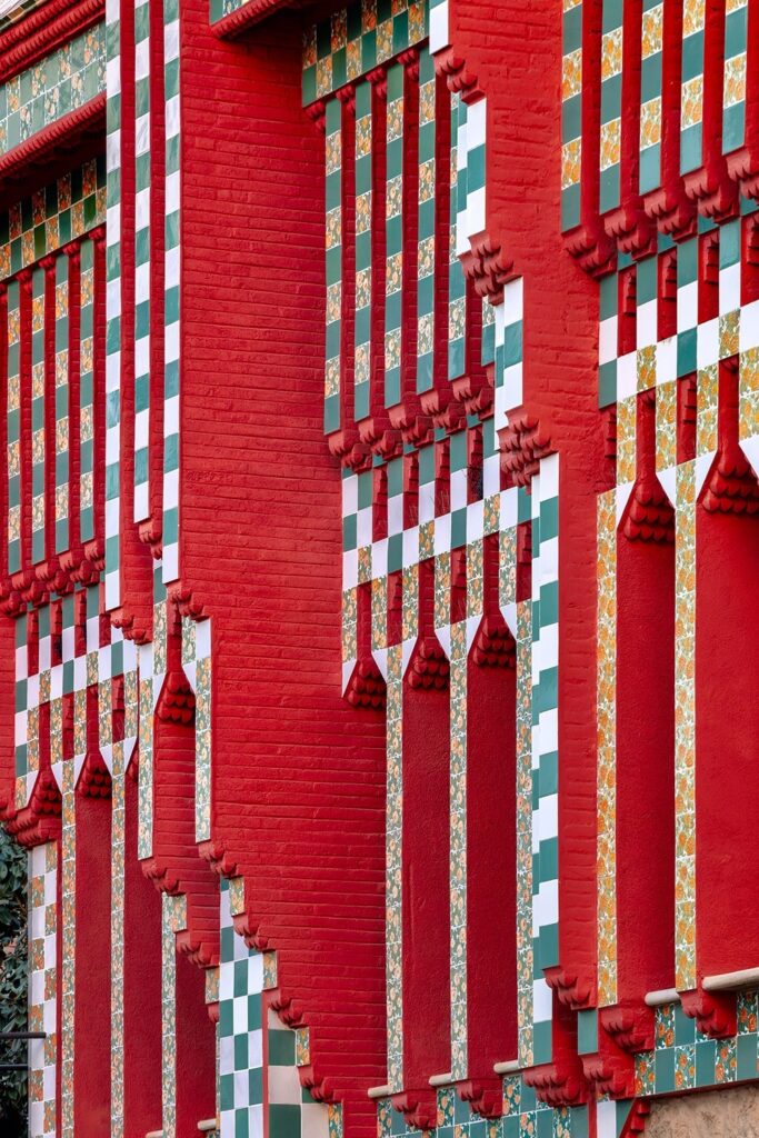 Antoni Gaudí: Biography, Works, Awards 200 Antoni gaudi: casa vicens exterior closeup © david cardelús