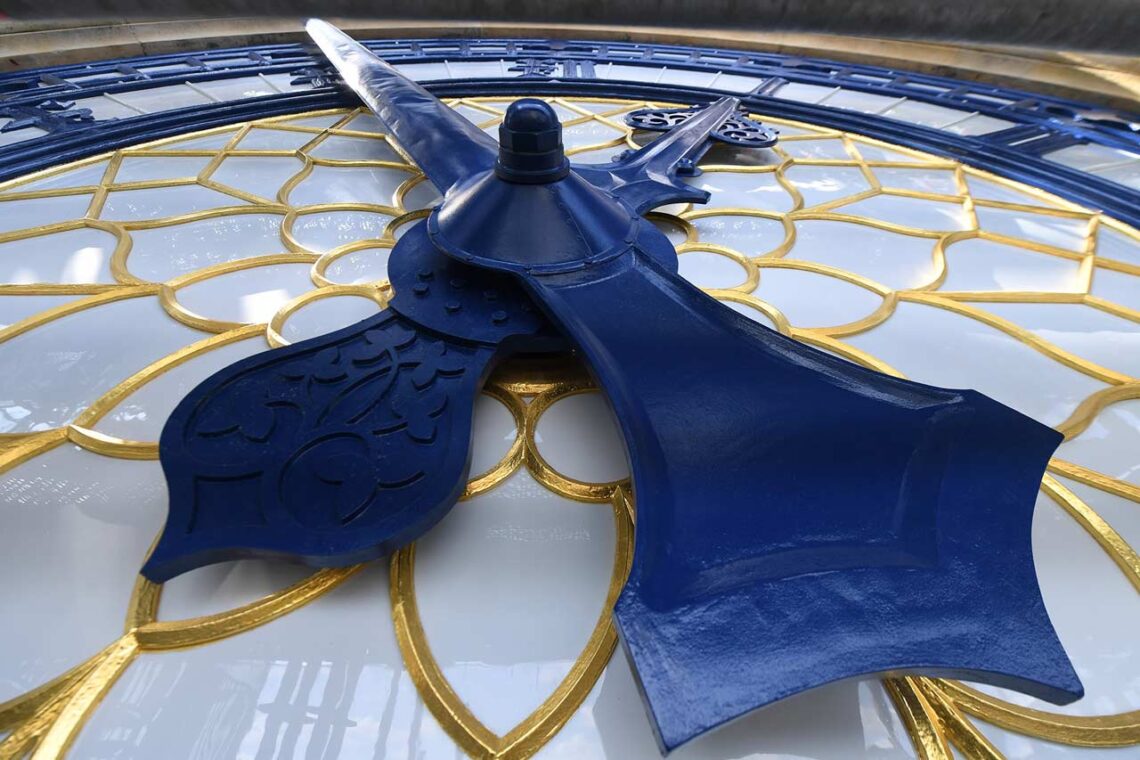 Architectural landmark: big ben closeup dial © uk parliament