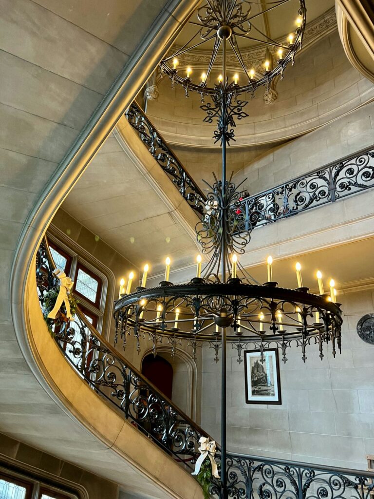 Architectural landmark: biltmore estate chandelier © stephanie klepacki