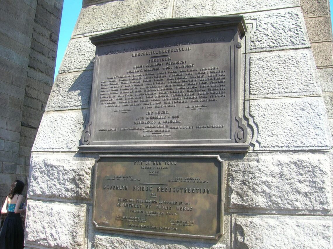 20 Famous Architectural Landmarks In The United States For Architects 216 Architectural landmark: brooklyn bridge west tower tablet ยฉ niranjan arminius