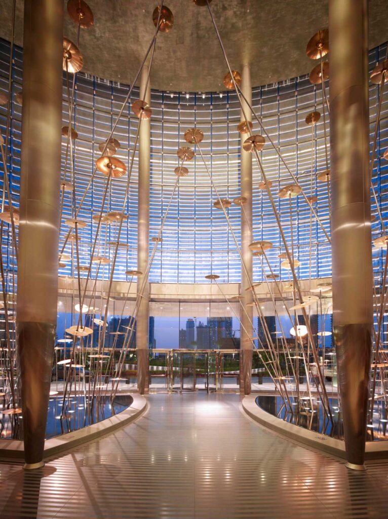 Architectural landmark: burj khalifa lobby © nick merrick