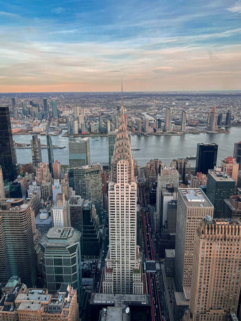 Architectural landmark: chrysler building aerial view © pedro esparza