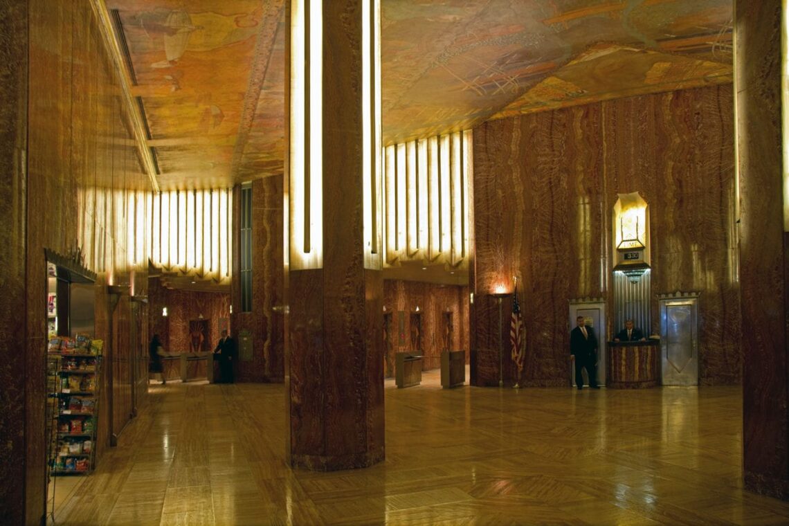 Architectural landmark: chrysler building lobby © tony hisgett