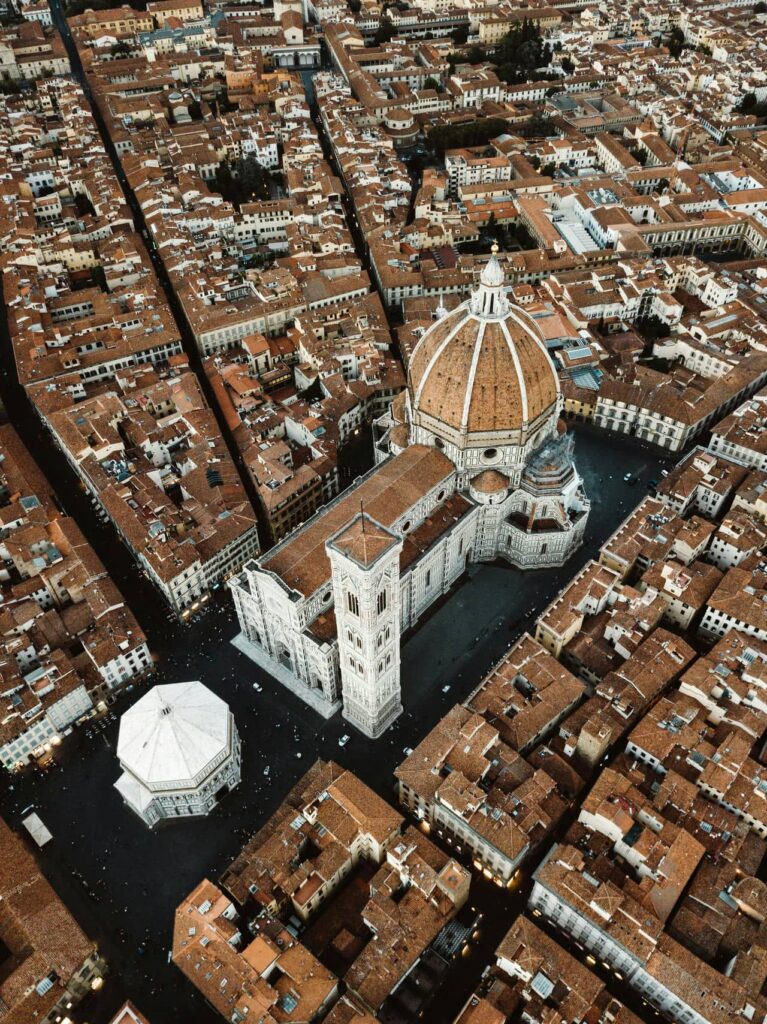 Architectural landmark: florence cathedral aerial shot © philip warp