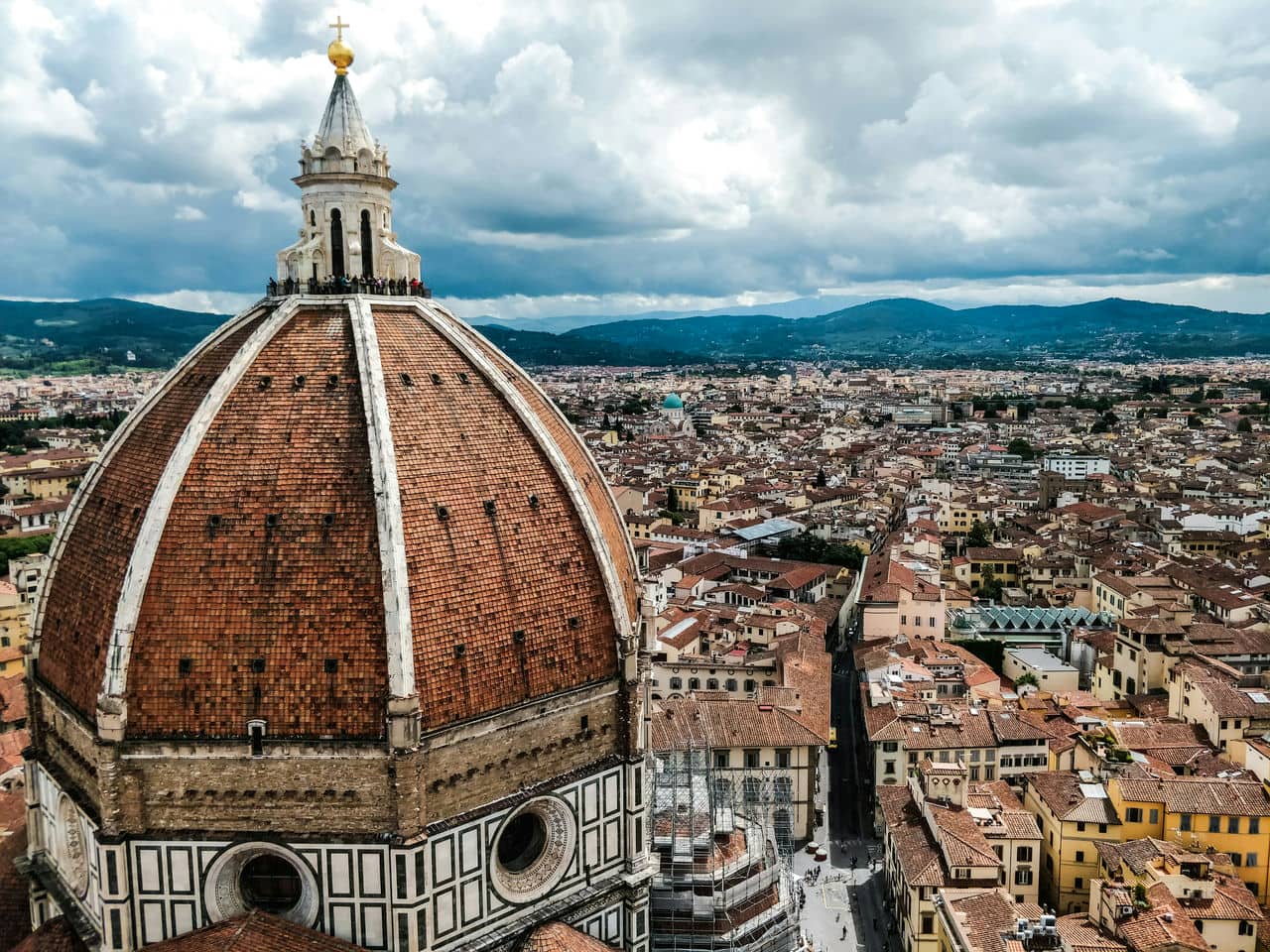 Architectural landmark: florence cathedral dome closeup © oleksandr zhabin