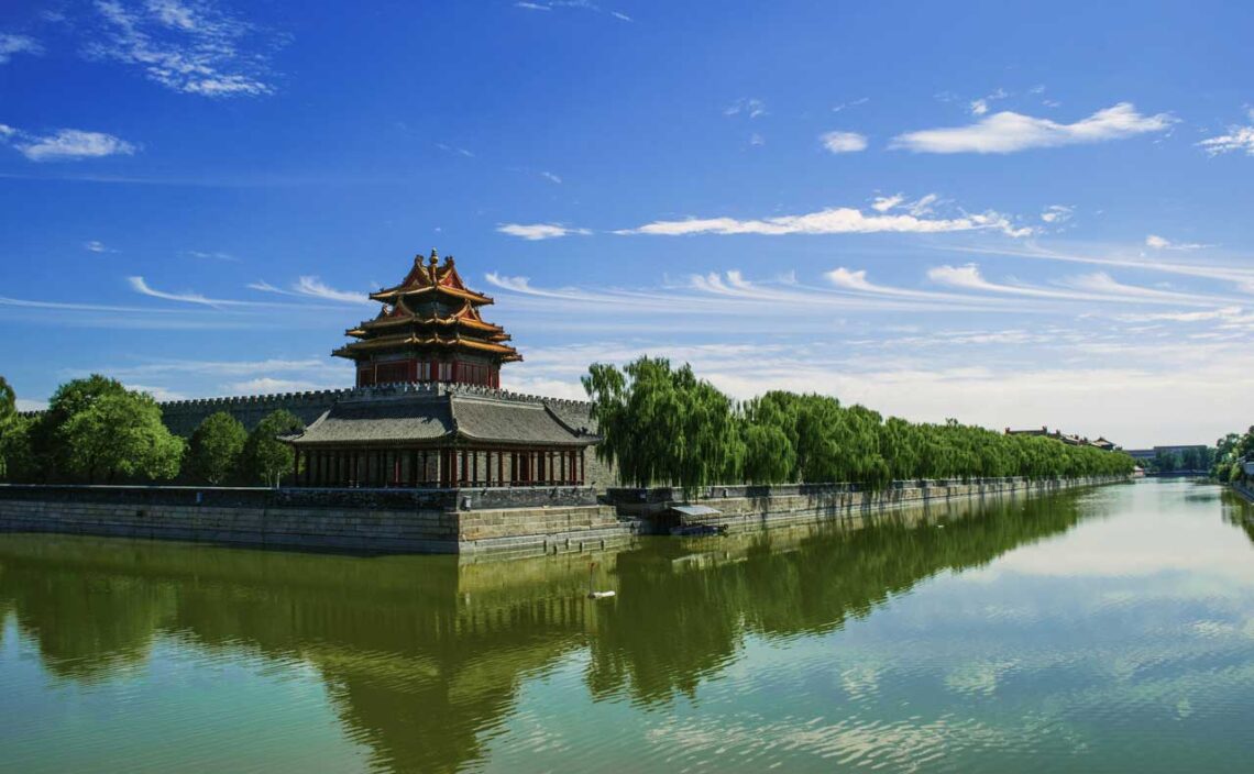 Architectural landmark: forbidden city northwest corner tower © zhang kaiyv