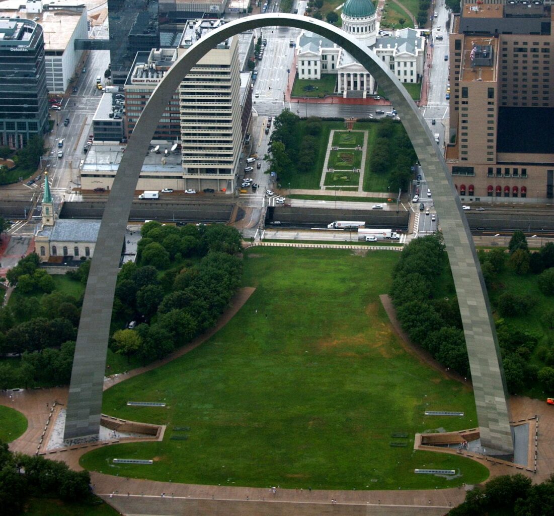 20 Famous Architectural Landmarks In The United States For Architects 247 Architectural landmark: gateway arch aerial ยฉ justin d. Pyle