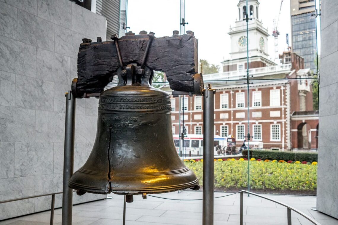 Architectural landmark: independence hall liberty bell © phil roeder