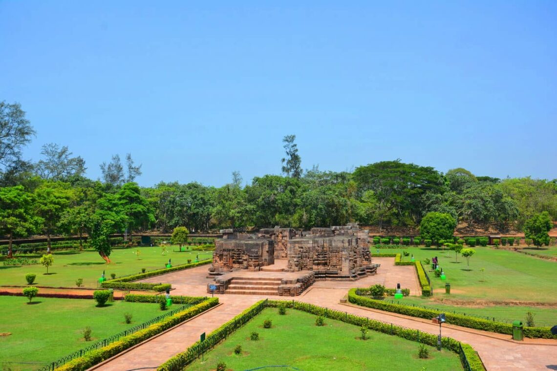 Architectural landmark: konark sun temple, mayadevi temple © rajani