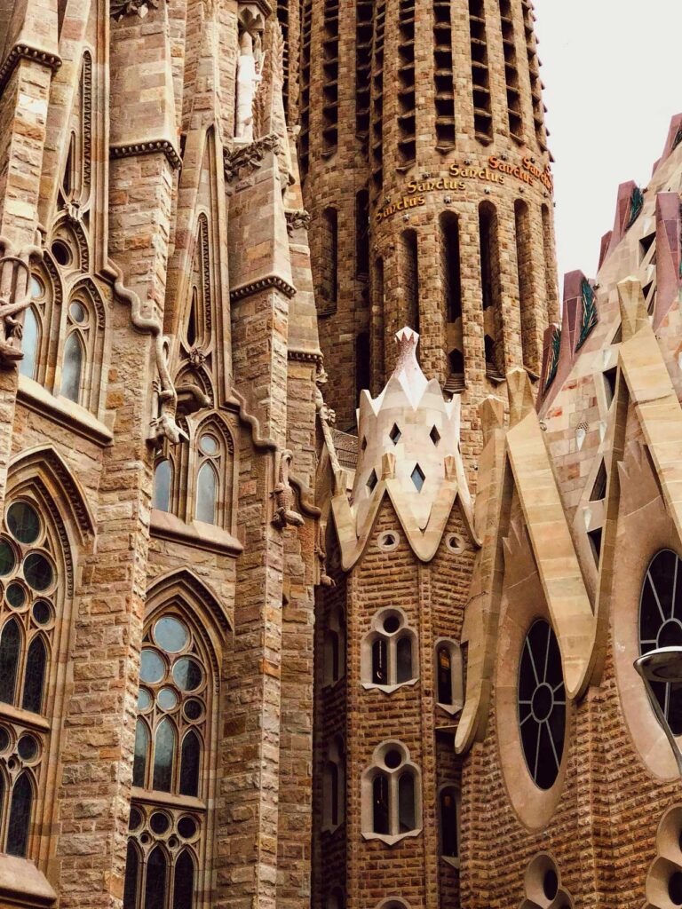 Architectural landmark: sagrada familia ornate exterior © nikola pavlačková
