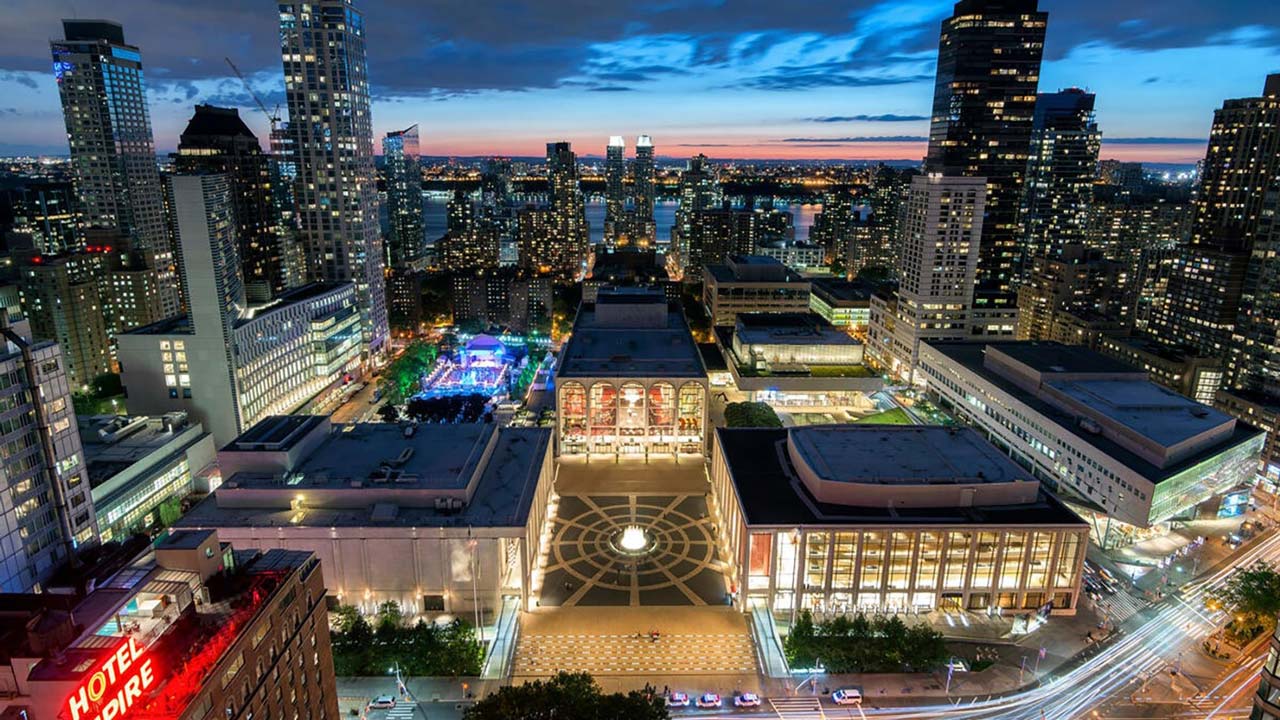Architectural landmark: lincoln center aerial view © iñaki vinaixa