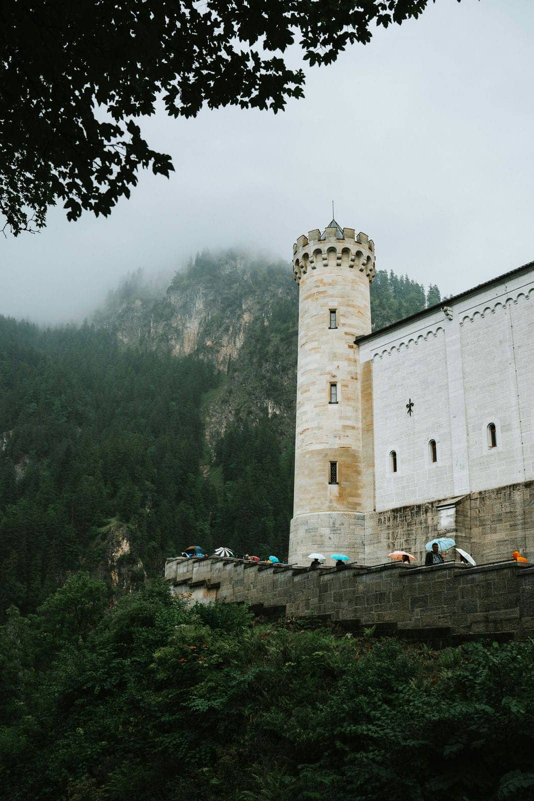 Architectural landmark: neuschwanstein castle tower © ismo