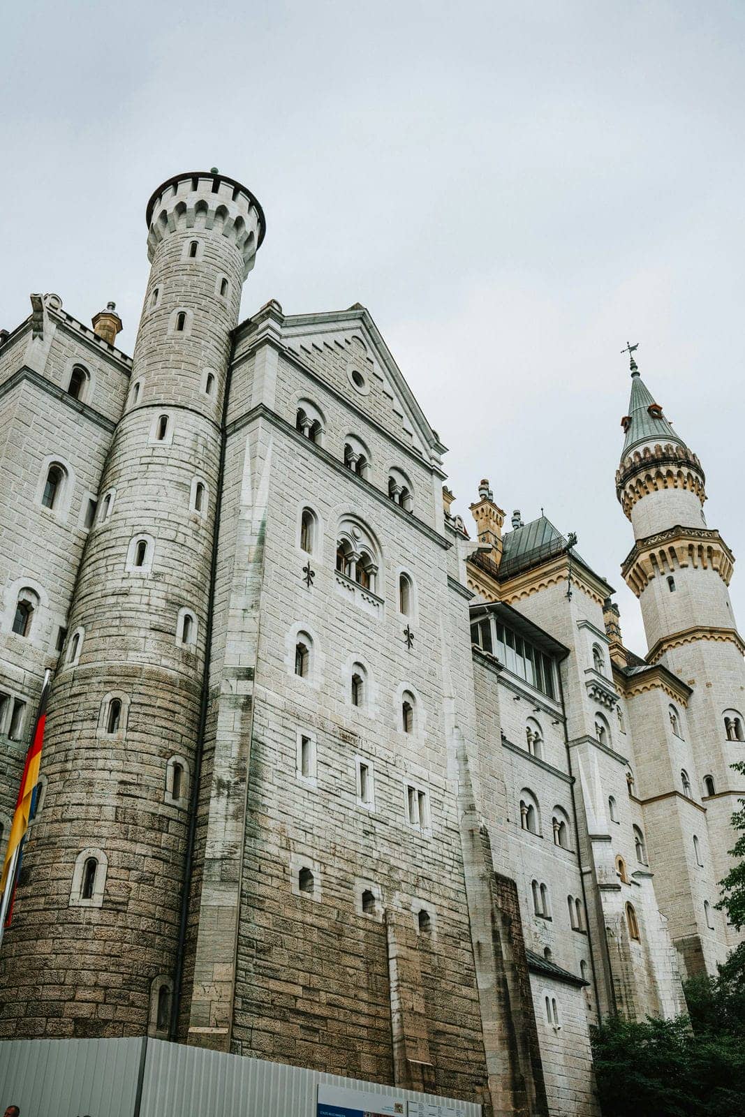 Architectural landmark: neuschwanstein castle walls © ismo