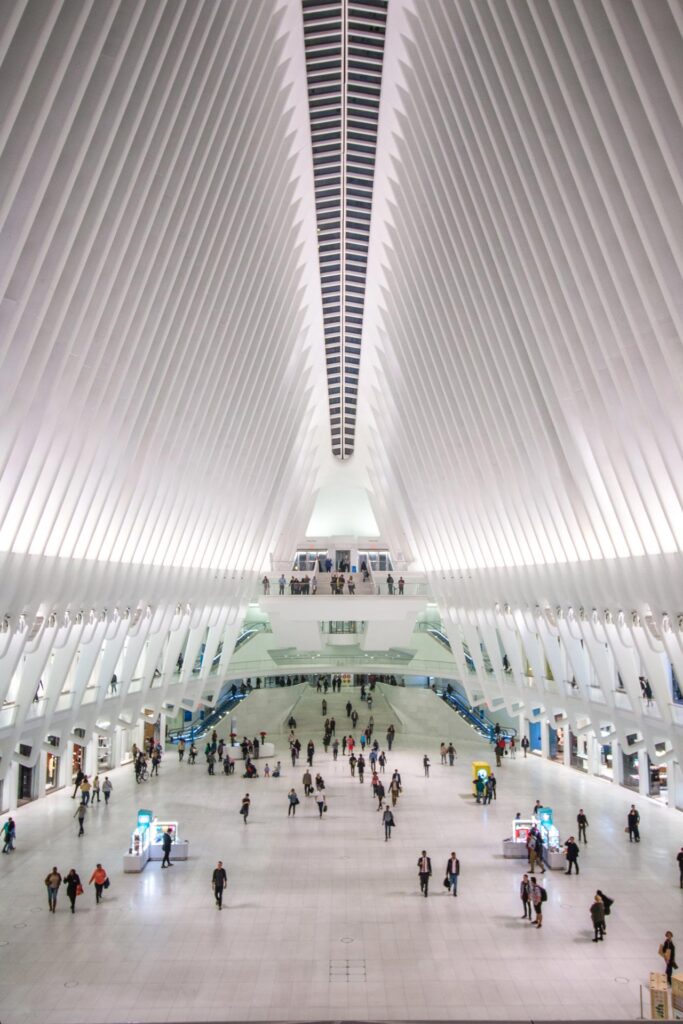 Architectural landmark: one world trade center inside © miki czetti
