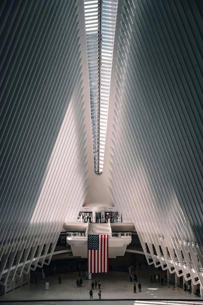 Architectural landmark: one world trade center interior © e m