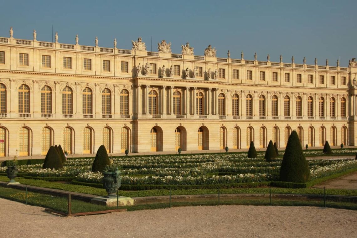 Architectural landmark: palace of versailles garden façade © cristian bortes