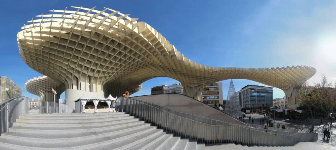 Architectural landmark: setas de sevilla, panorama © rubendene