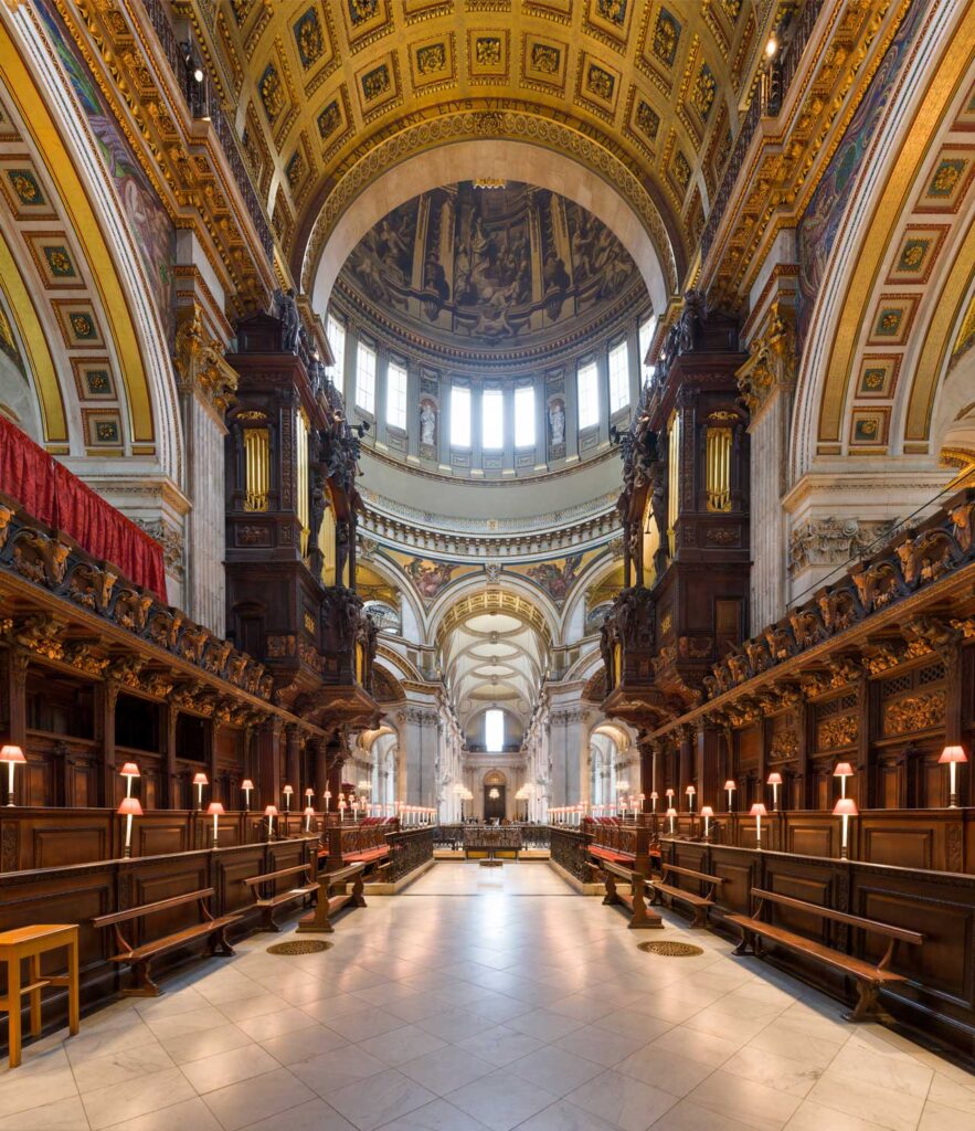 Architectural landmark: st. Paul's cathedral choir © diliff