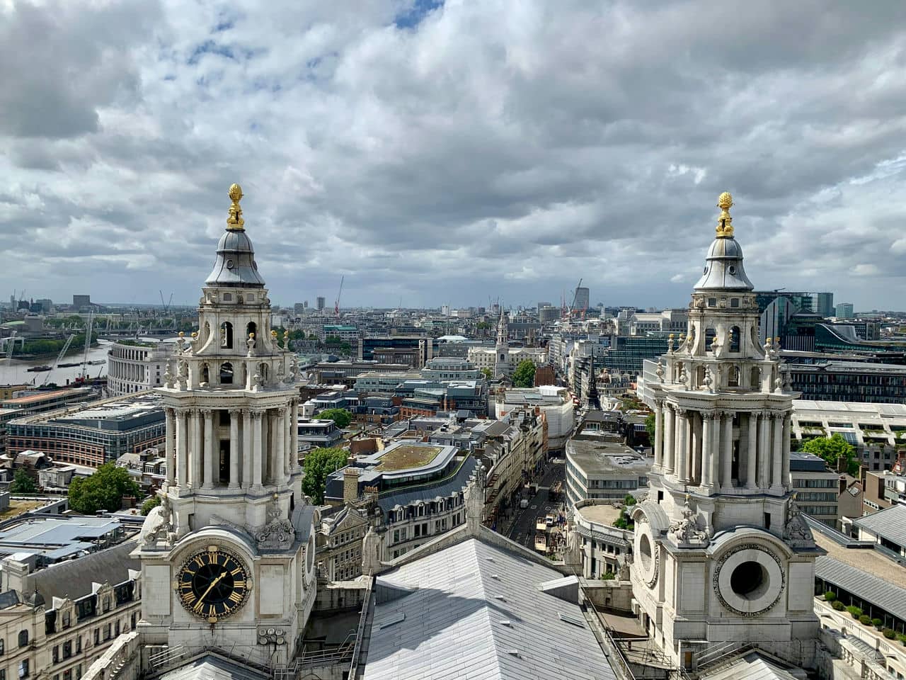 Architectural landmark: st. Paul’s cathedral west towers © kyle dias