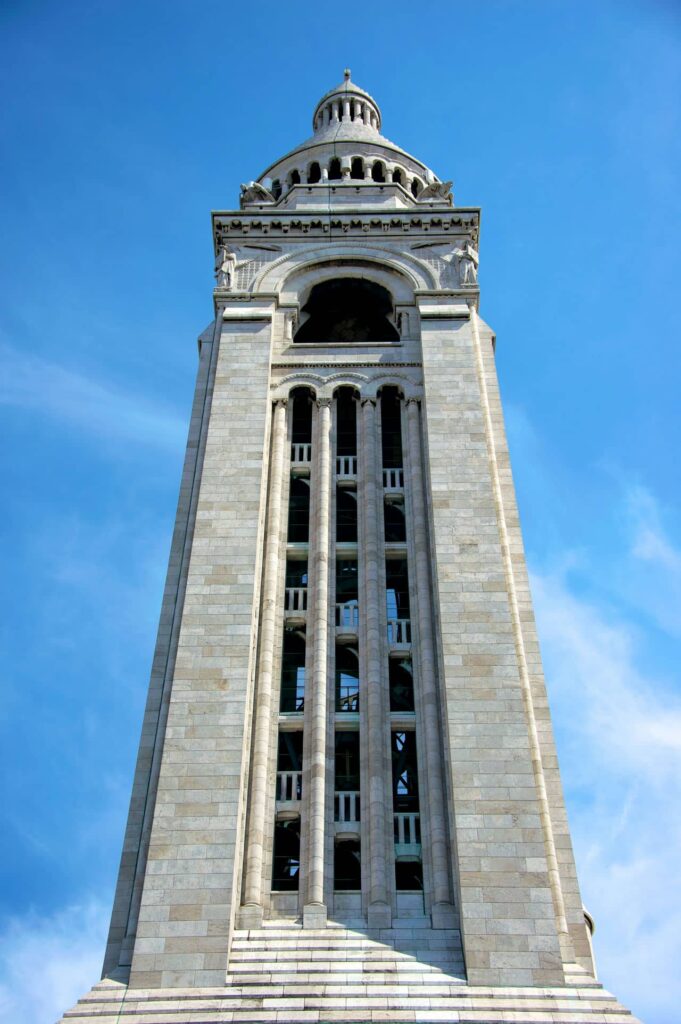 Architectural landmark: the basilica of the sacred heart of paris, bell tower © daniel stockman