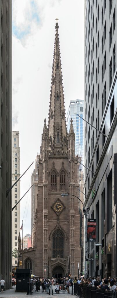 Architectural landmark: trinity church façade © giorgio galeotti