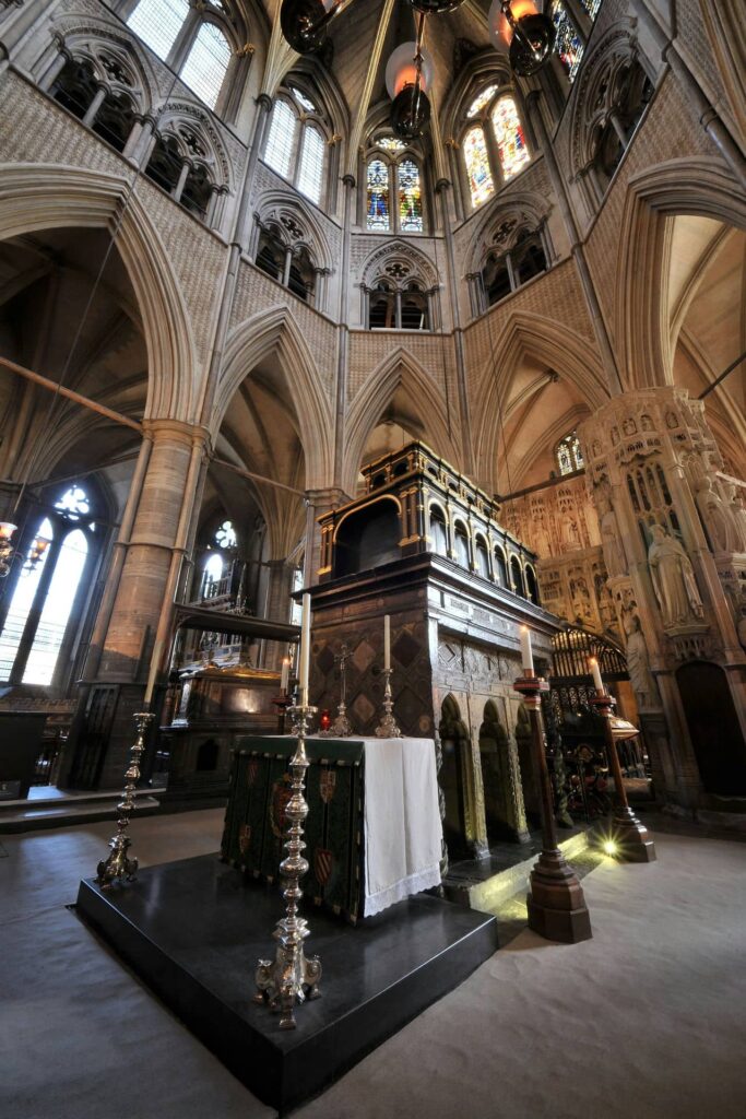 Architectural landmark: westminster abbey shrine of st. Edward the confessor © dean and chapter of westminster