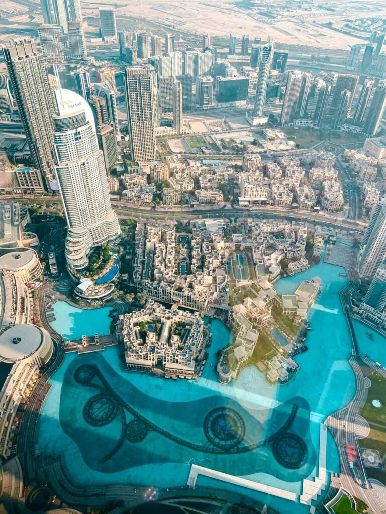 Burj khalifa view from the higher level deck © ting chang