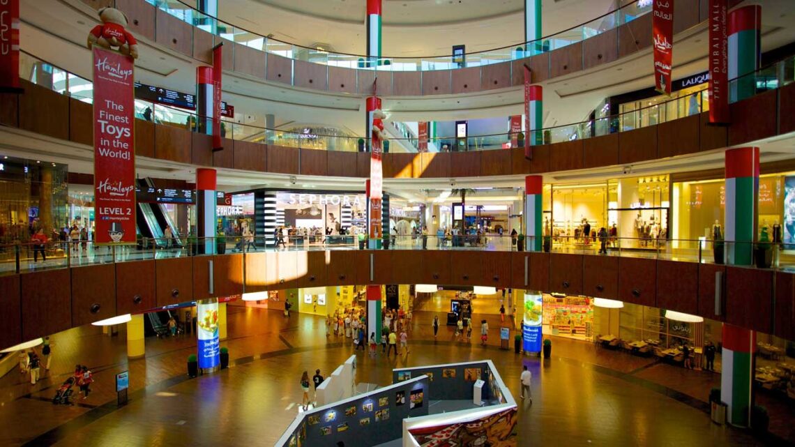 Dp architects: dubai mall shopping and interior views