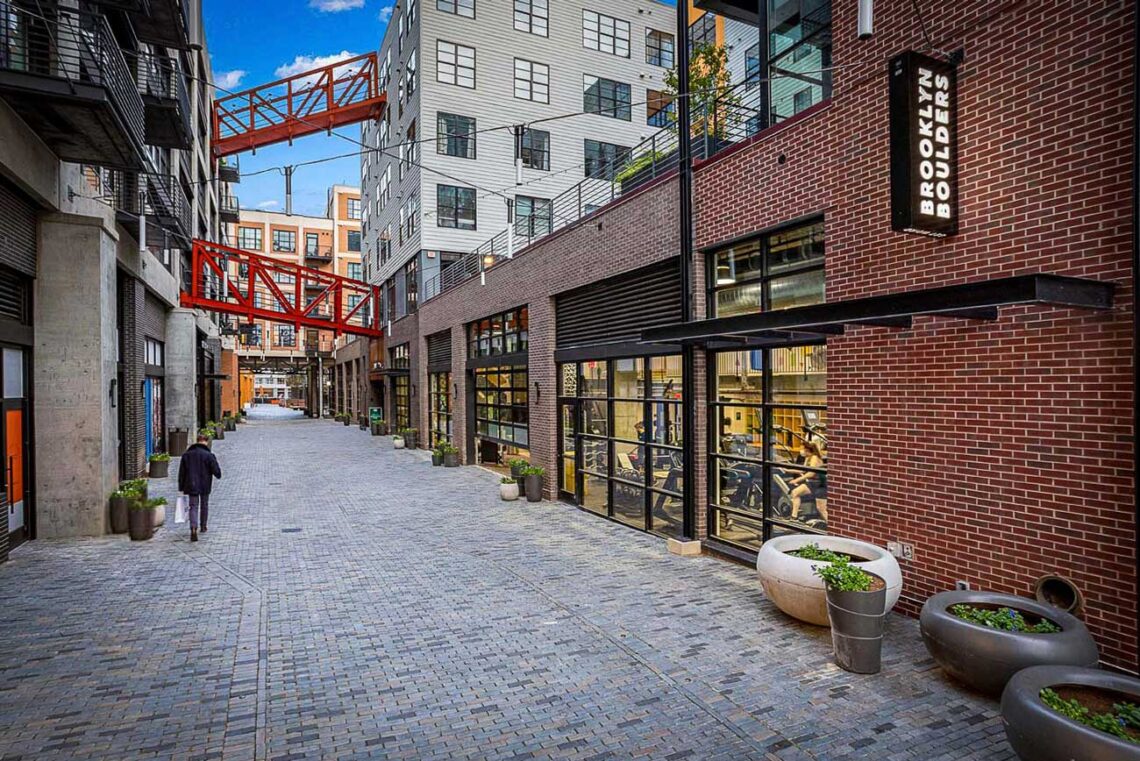 Ktgy architecture & planning: eckington yards woonerf style street