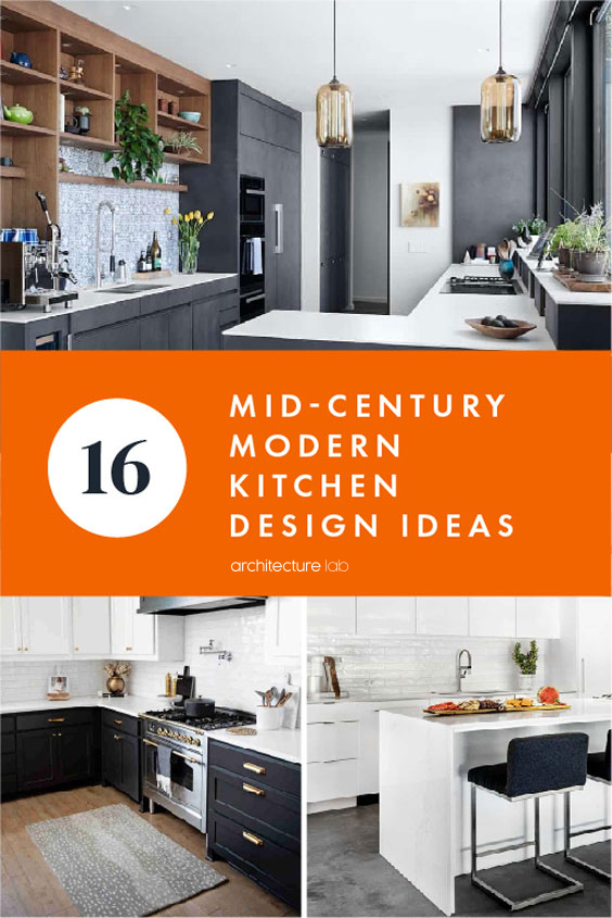 16 mid-century modern kitchen design ideas