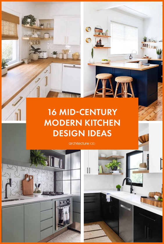 16 mid-century modern kitchen design ideas