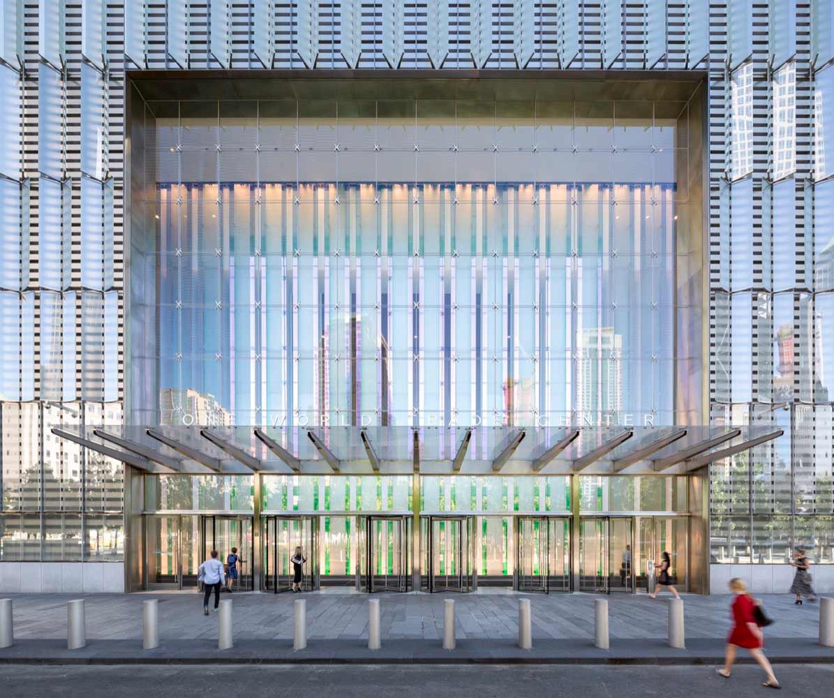 One world trade center main entrance © james ewing
