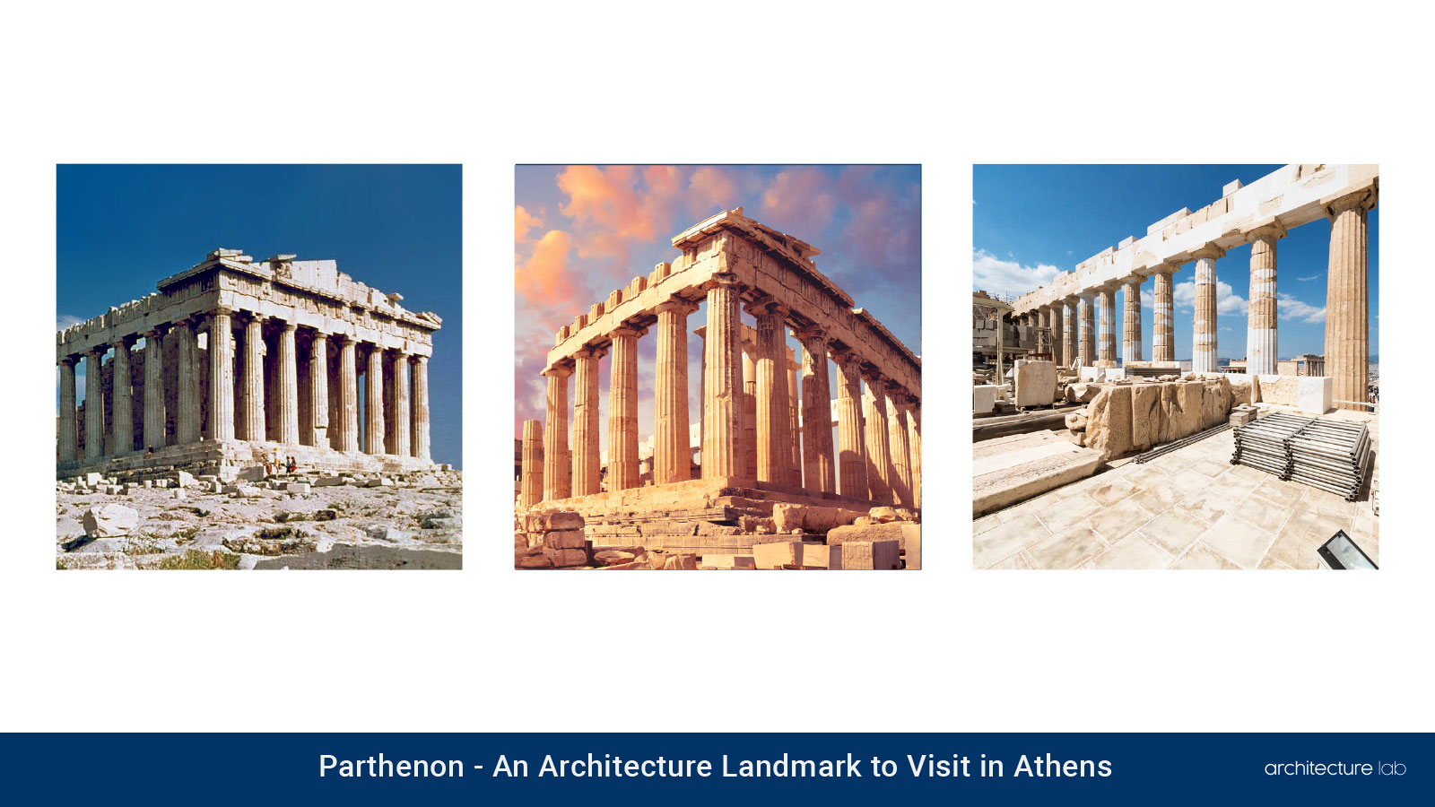 Parthenon: an architecture landmark to visit in athens