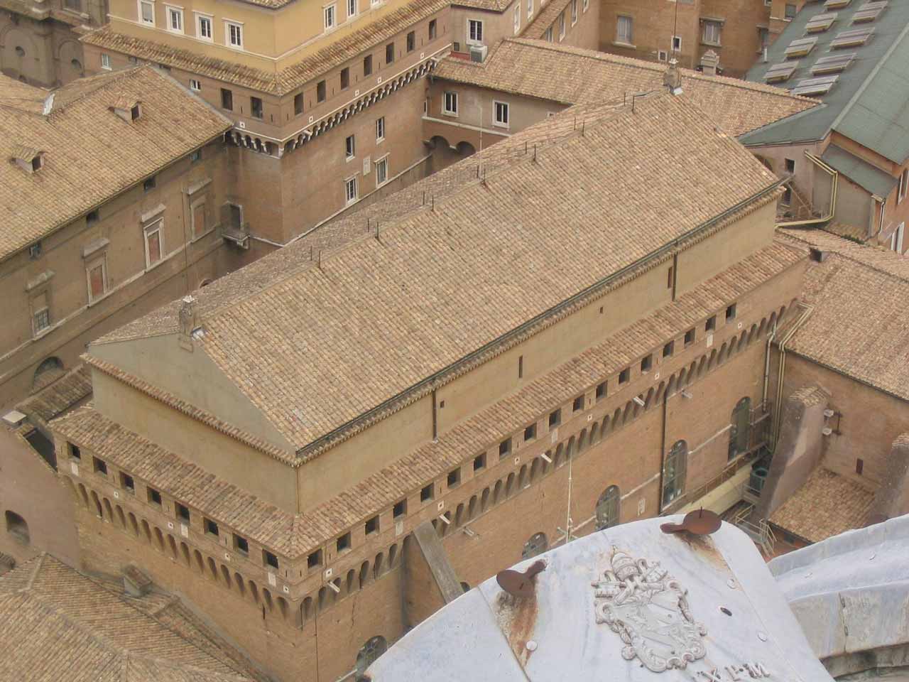 Sistine chapel building exterior aerial view © maus-trauden