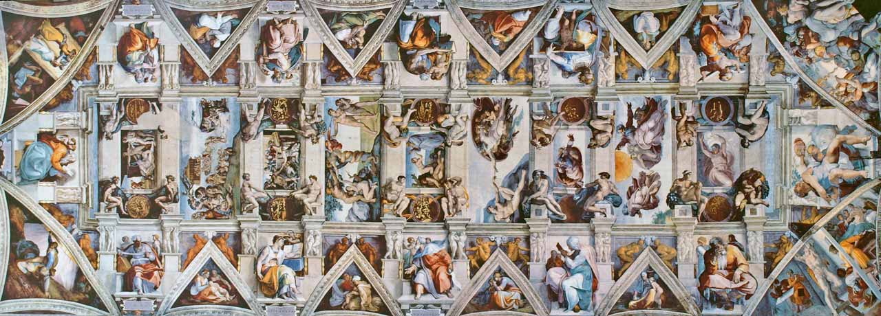 Sistine chapel pictorial scheme © qypchak