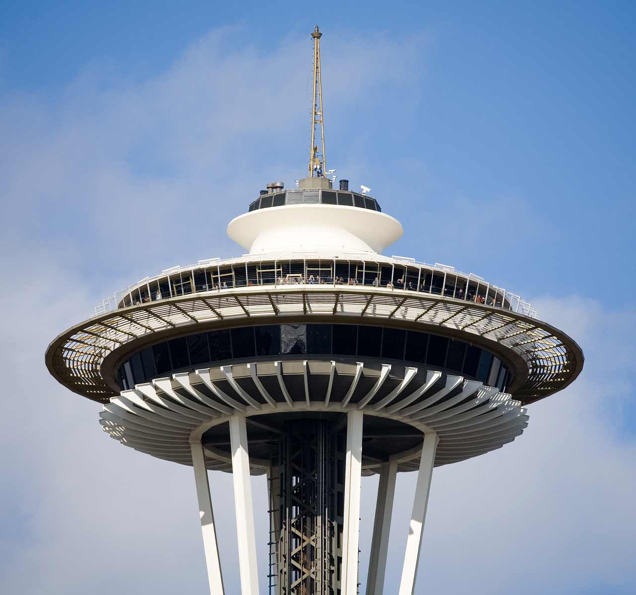 Space needle: top close up © cacophony