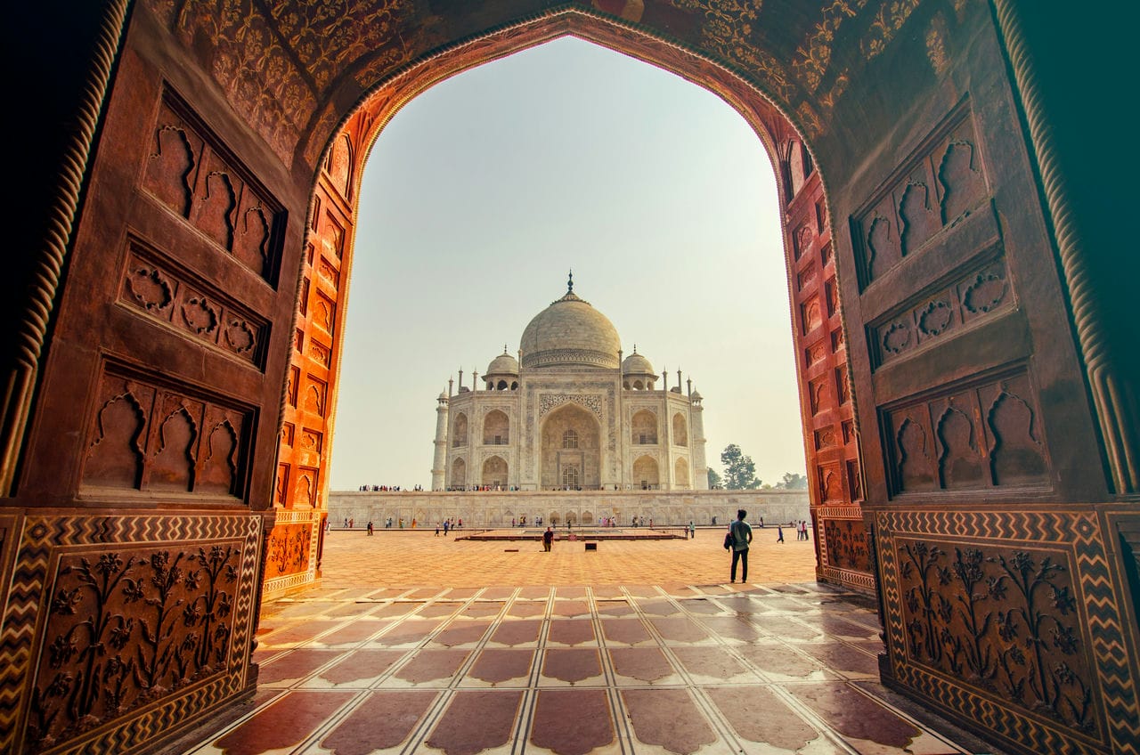 Taj mahal view from mehman khana © sylwia bartyzel