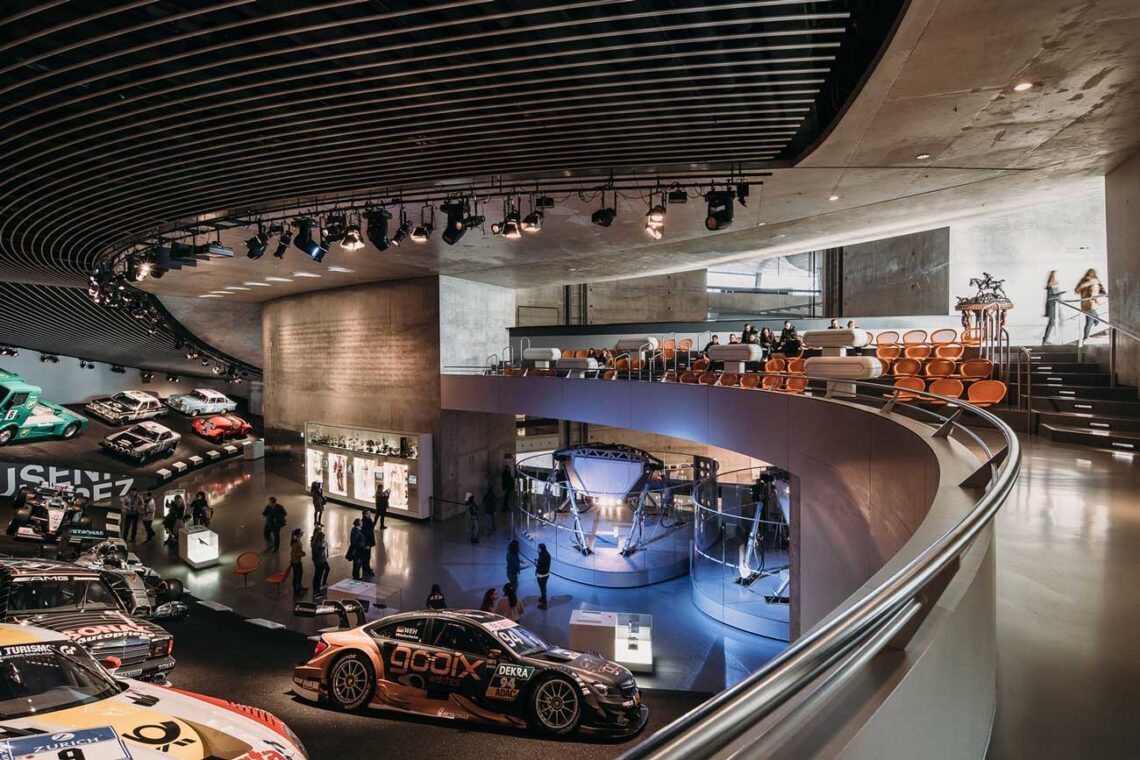 Unstudio: mercedes-benz museum unique journey through automotive history © eva bloem