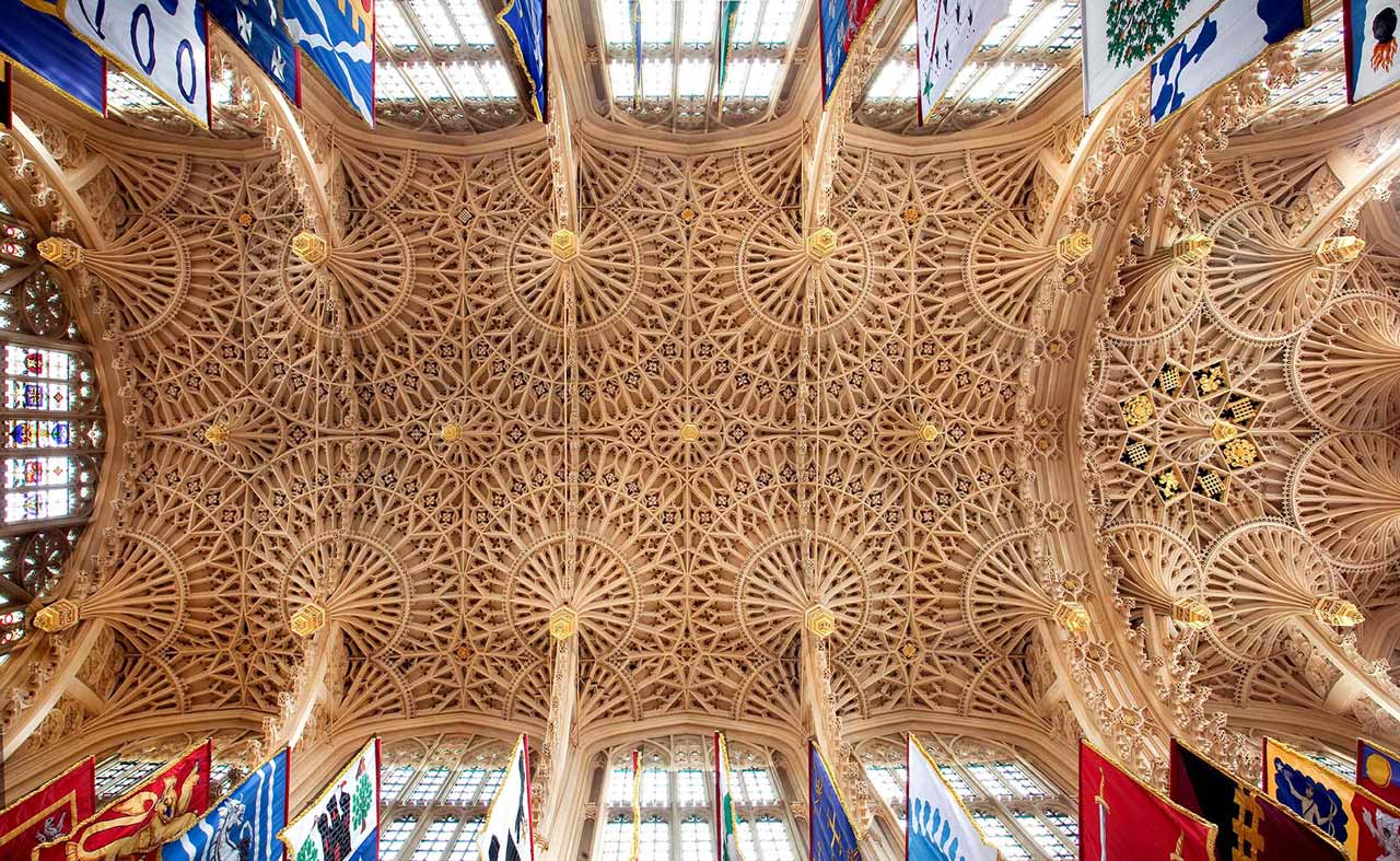 Westminster abbey vaulted ceiling of henry vii lady chapel © david lambert