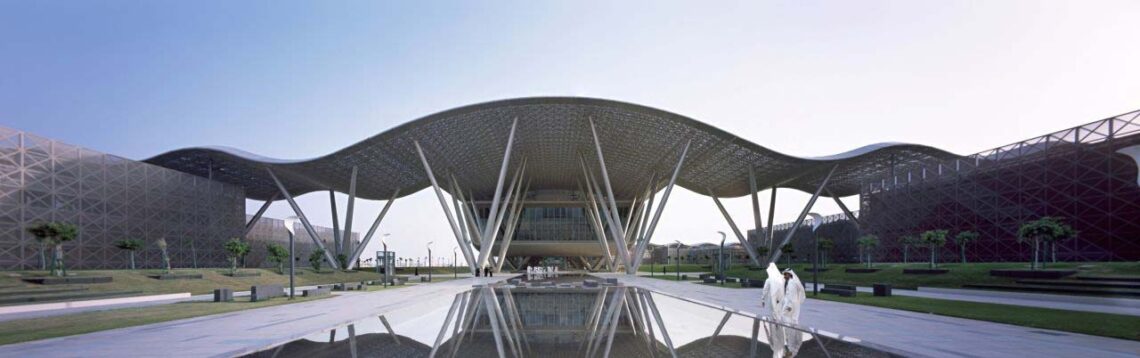 Woods bagot: qatar science and technology park façade