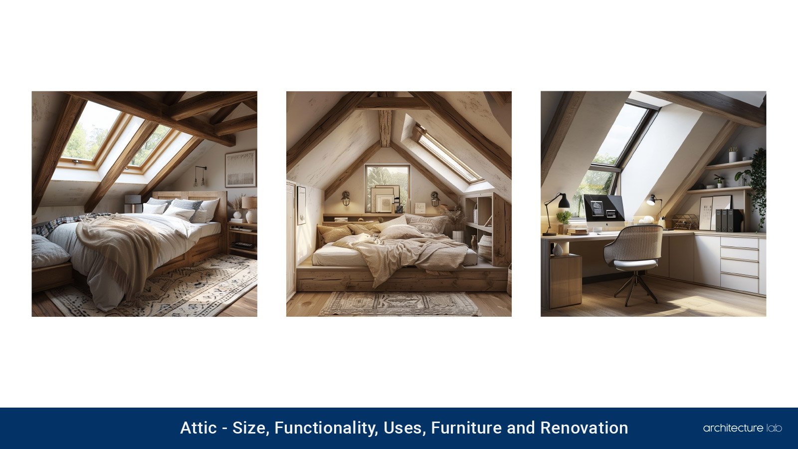 Attic: size, functionality, uses, furniture and renovation