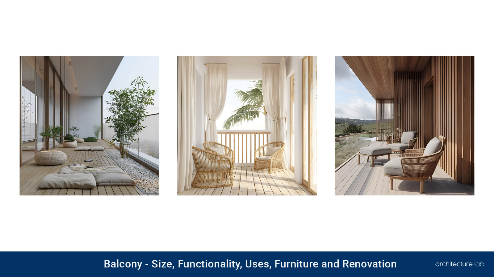Balcony: size, functionality, uses, furniture and renovation