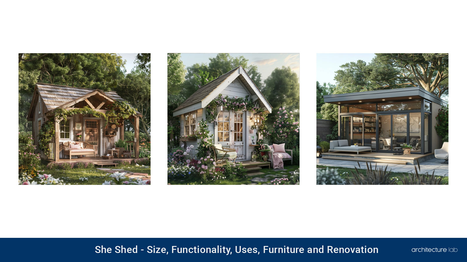 She shed: size, functionality, uses, furniture and renovation