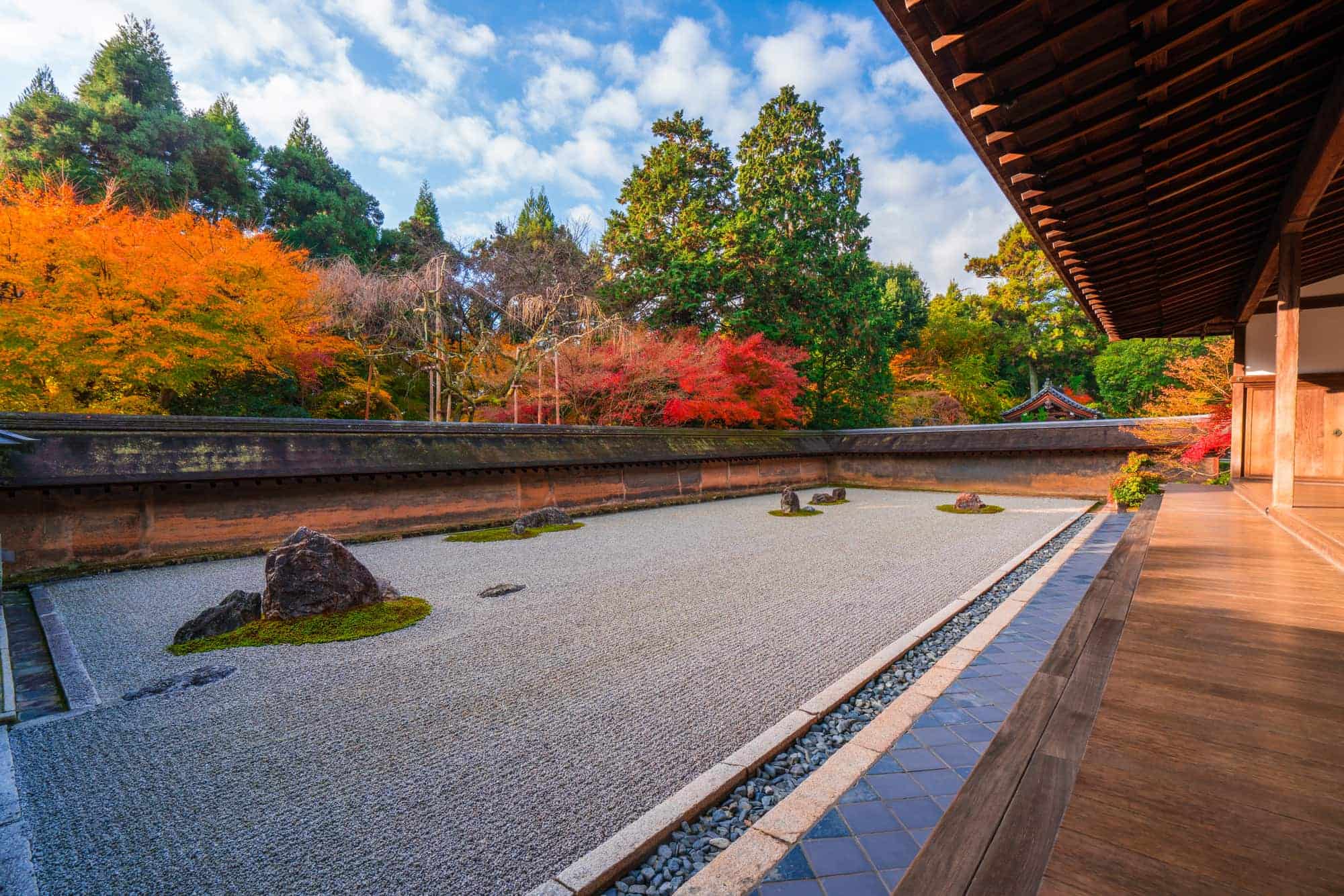 1. Ryoan-ji zen garden (kyoto, japan)