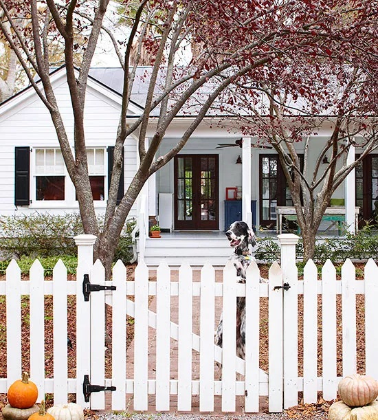 2. White picket fence